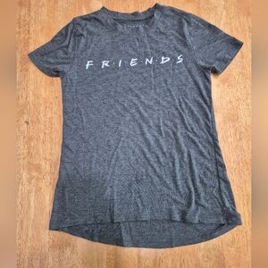 Friends Gray Graphic Print T-Shirt Top